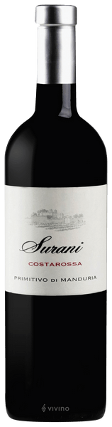 Pasqua Vigneti e Cantine Surani Costarossa Primitivo di Manduria