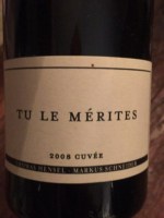 Hensel Tu Le Mérites Cuvée