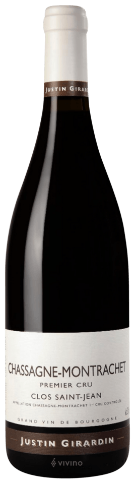 Justin Girardin Chassagne-Montrachet Premier Cru 'Clos Saint Jean