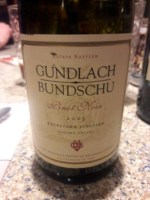 Gundlach Bundschu Rhinefarm Vineyard Pinot Noir