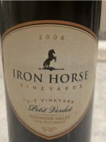 Iron Horse T Bar T Vineyard Petit Verdot