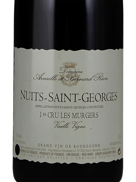 Domaine Armelle et Bernard Rion Vieilles Vignes Nuits-Saint
