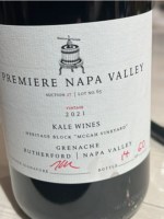 Kale Premier Napa Valley Heritage Block Mcgah Vineyard Grenache