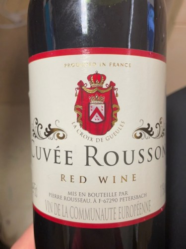Pierre Rousseau Cuvée Rousson Red | Vivino US