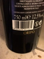 Crifo Dry Red Table