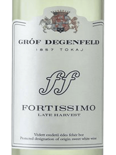 Fortissimo late harvest 城戸ワイン2本セット Gróf Degenfeld Fortissimo Late Harvest | Vivino 日本語