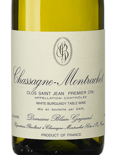 Chassagne-Montrachet Premier Cru 'Clos Saint Jean'