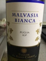 Tenute Al Bano Carrisi Malvasia Bianca