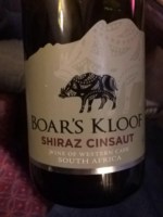 Riebeek Cellars Boar’s Kloof Shiraz - Cinsaut