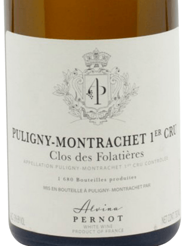 Alvina Pernot Puligny-Montrachet 1er Cru 'Les Folatières' | Vivino
