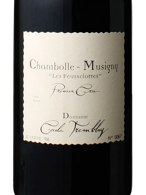 Cécile Tremblay Les Feusselottes 2021 Domaine Cecile Tremblay Chambolle Musigny Premier Cru Les