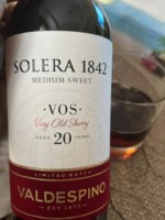 Valdespino Solera 1842 Medium Sweet VOS Aged 20 Years