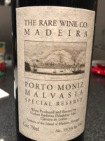 Rare Wine Co. Porto Moniz Malvasia Madeira (Special Reserve)