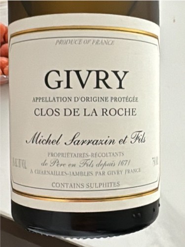 Givry Clos de la Roche Blanc