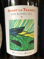 Mathieu Apffel Avant la Tempete Blanc Sec