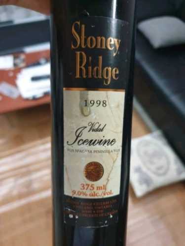 Stoney Ridge Estate Winery Vidal Icewine | Vivino 日本