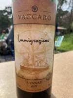 Vinho Vaccaro Tinto Seco Itália Immigrazione Tannat 2022 750ml