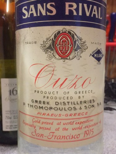 P Thomopoulos Sans Rival Ouzo San Francisco | Vivino 日本