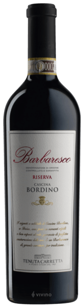 Tenuta Carretta Cascina Bordino Barbaresco Riserva
