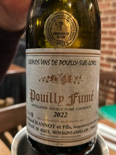 Domaine de Riaux Pouilly Fumé | Vivino English