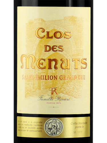 Clos des Menuts Saint-Émilion Grand Cru | Vivino 日本語