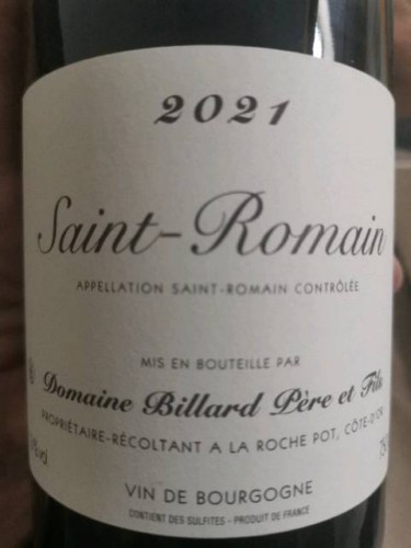 Domaine Billard Père & Fils Saint-Romain | Vivino English