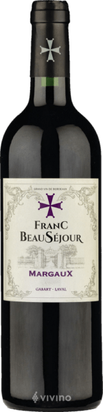 Vinho Franc Beauséjour Tinto Seco França Margaux Blend 2021 750ml
