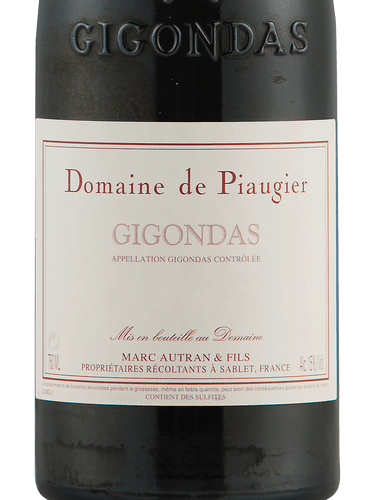 2020 Piaugier Gigondas