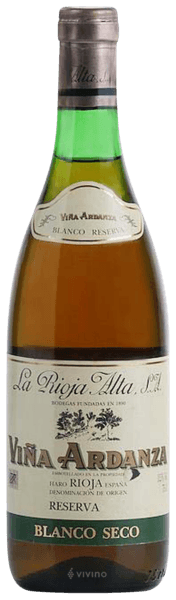 La Rioja Alta Viña Ardanza Reserva Blanco Secco