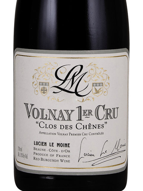 Lucien le Moine Volnay 1er Cru 'Clos des Chênes' | Vivino English
