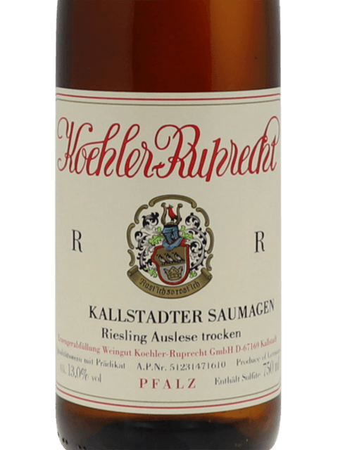 Koehler-Ruprecht Kallstadter Saumagen Riesling Auslese Trocken R