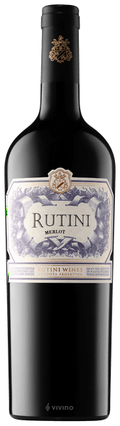 Vinho Rutini Wines Tinto Seco Argentina Merlot 2021 750ml
