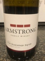 Armstrong Family Winery The Scotsman Syrah