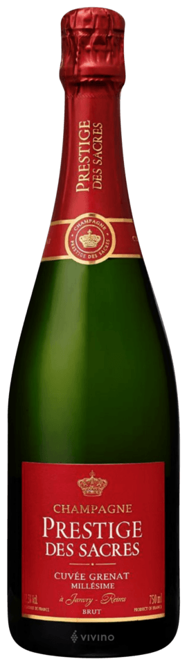 Prestige des Sacres Cuvée Grenat Brut Champagne | Vivino English