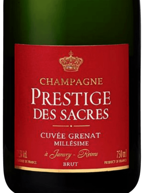 Prestige des Sacres Cuvée Grenat Brut Champagne | Vivino English