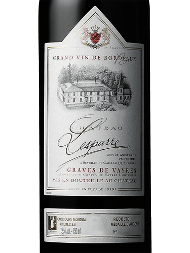 Château Lesparre Graves de Vayres Rouge | Vivino English