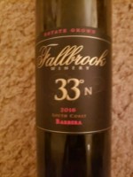 Fallbrook 33°N Barbera