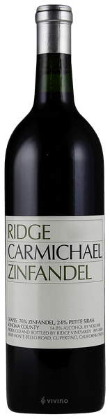 Ridge Vineyards Carmichael Zinfandel