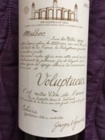 Georges Vigouroux Voluptueux Malbec Cahors
