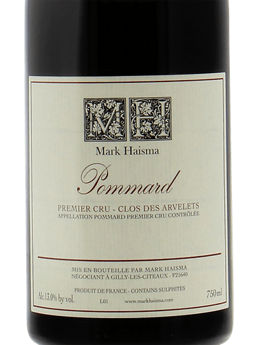 Mark Haisma Pommard 1er Cru 'Les Arvelets' | Vivino English
