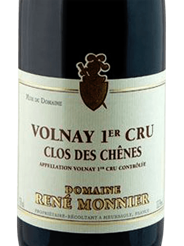 VOLNAY 1er CRU \"Clos des Chênes\" 2000 2000 Christophe Vaudoisey Volnay 1er Cru Clos des Chênes