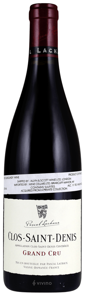 Pascal Lachaux Clos-Saint-Denis Grand Cru | Vivino Français