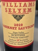 Williams Selyem Beckstoffer To Kalon Vineyard Cabernet Sauvignon
