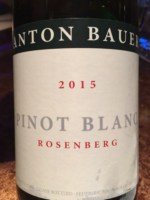 Anton Bauer Pinot Blanc Rosenberg
