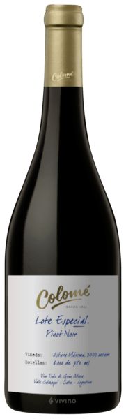 Colomé Lote Especial Pinot Noir