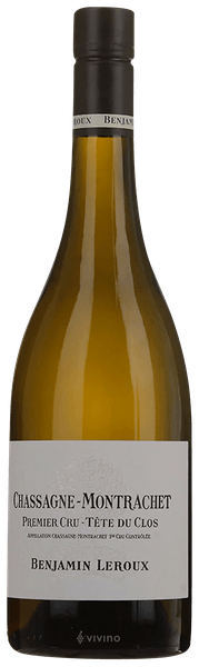 Benjamin Leroux Chassagne-Montrachet 1er Cru 'Tête du Clos'