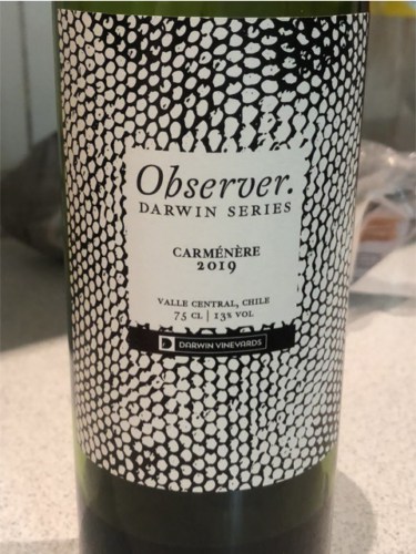 Observer Darwin Series Carménère | Vivino Brasil