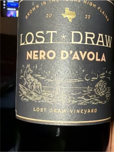 Lost Draw Cellars Lost Draw Vineyard Nero d'Avola | Vivino English