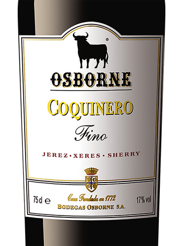 Osborne Coquinero Jerez Xeres Sherry Fino Amontillado Vivino