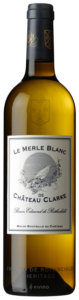 Le Merle Blanc de Château Clarke Bordeaux Blanc 2023